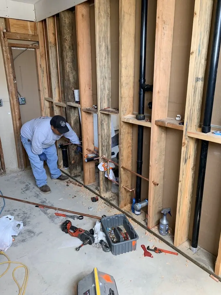 Commercial rough-in plumbing for Gas Line Repair in Lindenhall